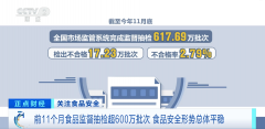 数说前11个月食物平安形势 全力守护“舌 